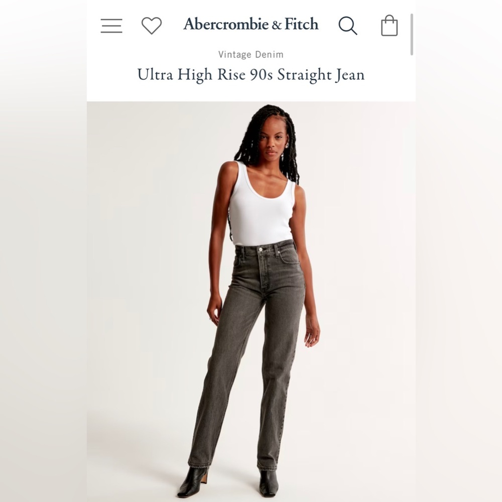 A&F 90’s Straight Denim